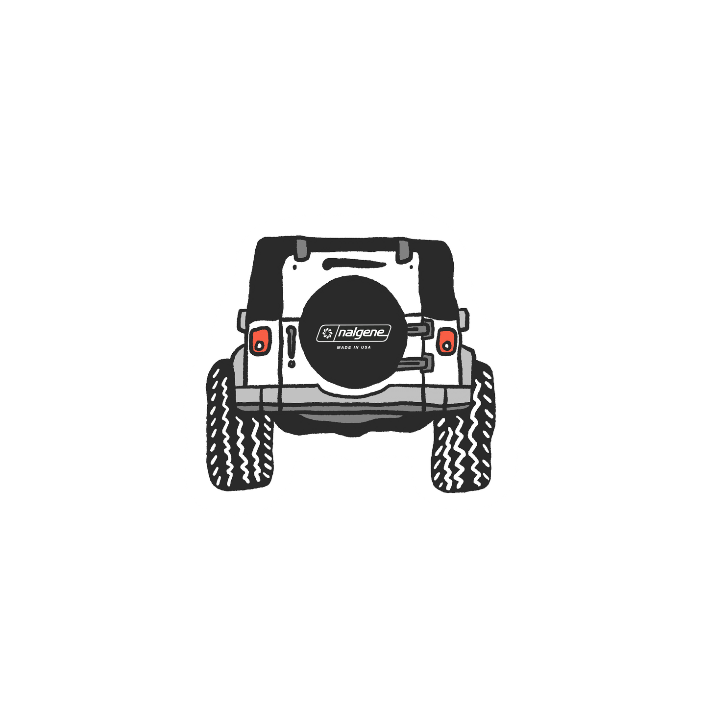 Four Wheeling Sticker
